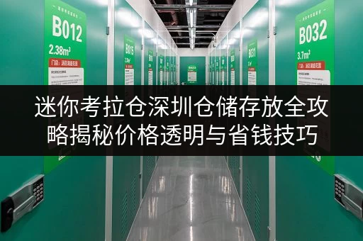 迷你考拉仓深圳仓储存放全攻略揭秘价格透明与省钱技巧