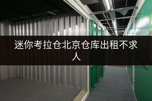 迷你考拉仓北京仓库出租不求人，迷你考拉仓帮你省心存储方案全攻略