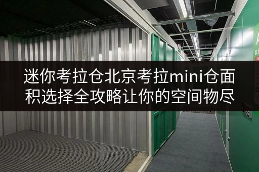 迷你考拉仓北京考拉mini仓面积选择全攻略让你的空间物尽其用