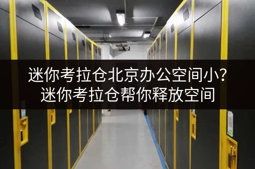 迷你考拉仓北京办公空间小？迷你考拉仓帮你释放空间，高效存放办公用品