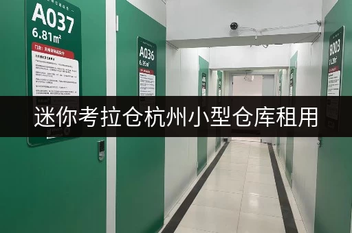 迷你考拉仓杭州小型仓库租用，办公空间释放新境界