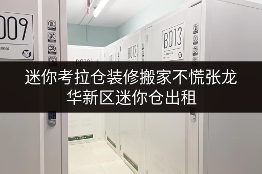 迷你考拉仓装修搬家不慌张龙华新区迷你仓出租，轻松解决临时存储难题