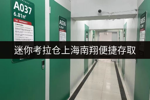 迷你考拉仓上海南翔便捷存取,全时段服务,您的私人仓储专家 迷你考拉仓上海南翔便捷存取,全时段服务,您的私人仓储专家