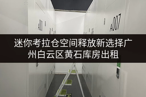 迷你考拉仓空间释放新选择广州白云区黄石库房出租,为家庭生活品质加分 迷你考拉仓空间释放新选择广州白云区黄石库房出租,为家庭生活品质加分
