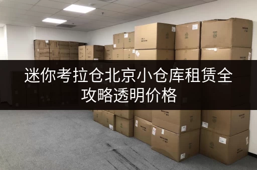 迷你考拉仓北京小仓库租赁全攻略透明价格，省钱技巧大公开！