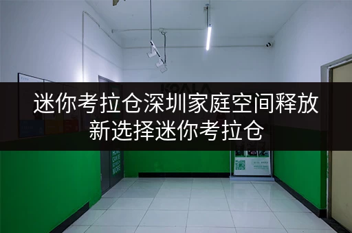 迷你考拉仓深圳家庭空间释放新选择迷你考拉仓,品质生活从“小”开始 迷你考拉仓深圳家庭空间释放新选择迷你考拉仓,品质生活从“小”开始