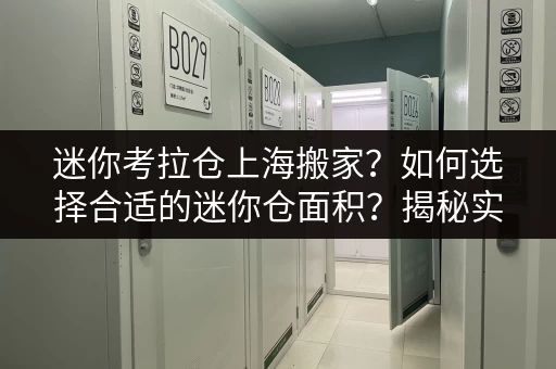 迷你考拉仓上海搬家?如何选择合适的迷你仓面积?揭秘实用案例! 迷你考拉仓上海搬家?如何选择合适的迷你仓面积?揭秘实用案例!
