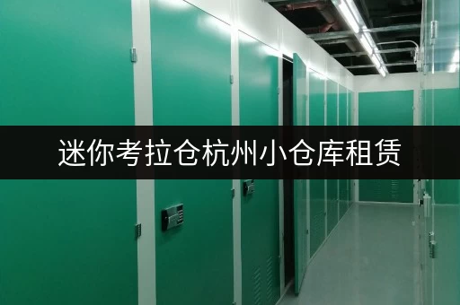 迷你考拉仓杭州小仓库租赁,轻松释放办公空间新思路 迷你考拉仓杭州小仓库租赁,轻松释放办公空间新思路