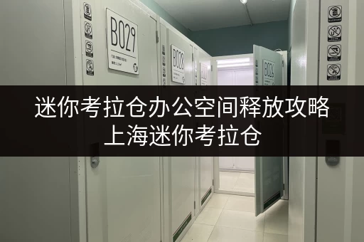 迷你考拉仓办公空间释放攻略上海迷你考拉仓,让办公用品存放更轻松 迷你考拉仓办公空间释放攻略上海迷你考拉仓,让办公用品存放更轻松