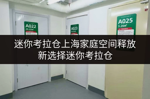 迷你考拉仓上海家庭空间释放新选择迷你考拉仓,品质生活升级全攻略 迷你考拉仓上海家庭空间释放新选择迷你考拉仓,品质生活升级全攻略