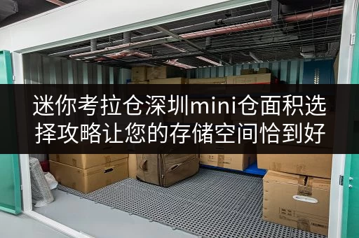 迷你考拉仓深圳mini仓面积选择攻略让您的存储空间恰到好处 迷你考拉仓深圳mini仓面积选择攻略让您的存储空间恰到好处