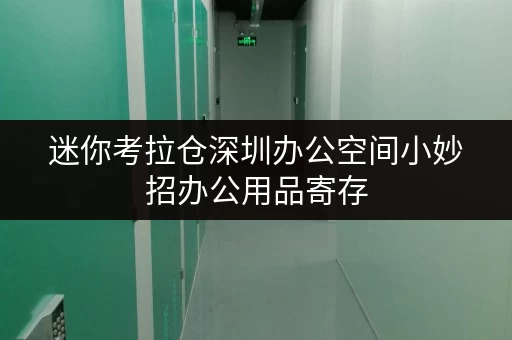 迷你考拉仓深圳办公空间小妙招办公用品寄存,迷你考拉仓释放空间新思路 迷你考拉仓深圳办公空间小妙招办公用品寄存,迷你考拉仓释放空间新思路