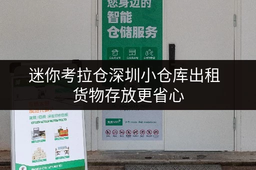 迷你考拉仓深圳小仓库出租 货物存放更省心,迷你考拉仓为您量身定制存储方案 迷你考拉仓深圳小仓库出租 货物存放更省心,迷你考拉仓为您量身定制存储方案