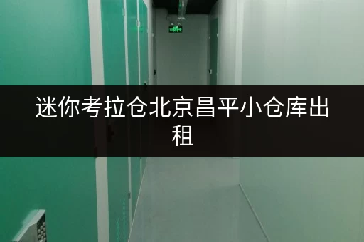迷你考拉仓北京昌平小仓库出租,办公空间释放新篇章 迷你考拉仓北京昌平小仓库出租,办公空间释放新篇章