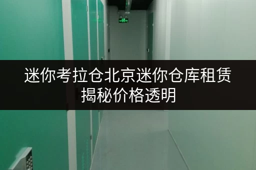 迷你考拉仓北京迷你仓库租赁揭秘价格透明,教你轻松省钱攻略 迷你考拉仓北京迷你仓库租赁揭秘价格透明,教你轻松省钱攻略