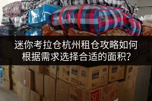 迷你考拉仓杭州租仓攻略如何根据需求选择合适的面积？