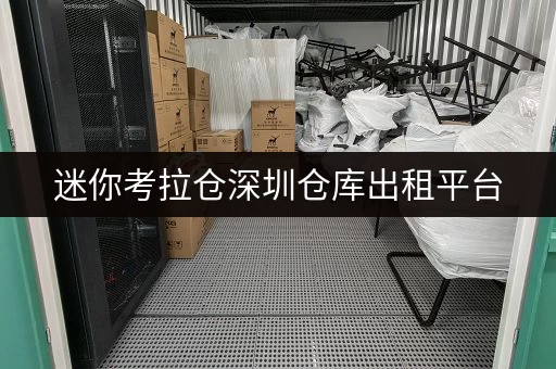 迷你考拉仓深圳仓库出租平台，存取无忧，全时段服务，轻松管理