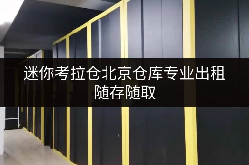 迷你考拉仓北京仓库专业出租随存随取,让空间管理更便捷,迷你考拉仓解锁空间新姿势 迷你考拉仓北京仓库专业出租随存随取,让空间管理更便捷,迷你考拉仓解锁空间新姿势