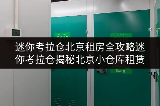 迷你考拉仓北京租房全攻略迷你考拉仓揭秘北京小仓库租赁价格透明与省钱之道 迷你考拉仓北京租房全攻略迷你考拉仓揭秘北京小仓库租赁价格透明与省钱之道