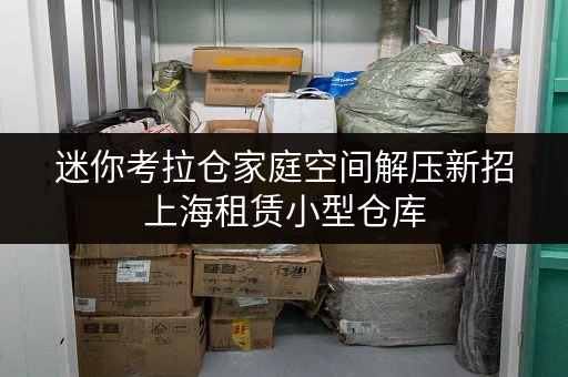 迷你考拉仓家庭空间解压新招上海租赁小型仓库，提升居住品质全攻略