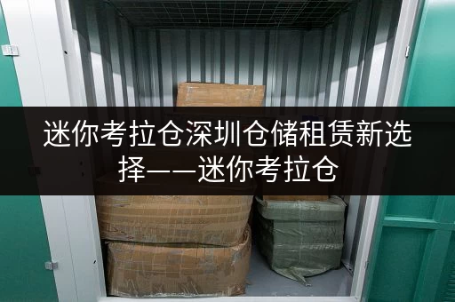 迷你考拉仓深圳仓储租赁新选择——迷你考拉仓，存取无忧，全时段服务！
