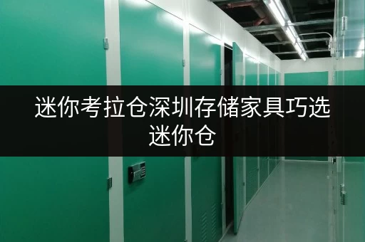 迷你考拉仓深圳存储家具巧选迷你仓，释放家居空间新可能