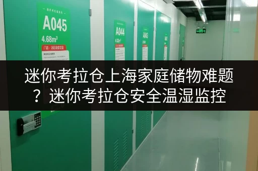 迷你考拉仓上海家庭储物难题?迷你考拉仓安全温湿监控,让你的物品安心“寄存” 迷你考拉仓上海家庭储物难题?迷你考拉仓安全温湿监控,让你的物品安心“寄存”