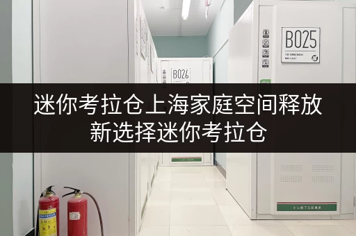 迷你考拉仓上海家庭空间释放新选择迷你考拉仓，品质生活从“轻”开始