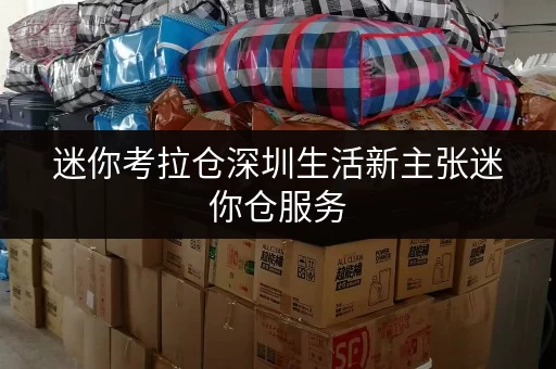 迷你考拉仓深圳生活新主张迷你仓服务，随存随取，生活更便捷！