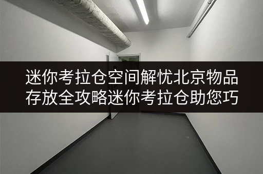 迷你考拉仓空间解忧北京物品存放全攻略迷你考拉仓助您巧选面积,释放生活空间 迷你考拉仓空间解忧北京物品存放全攻略迷你考拉仓助您巧选面积,释放生活空间