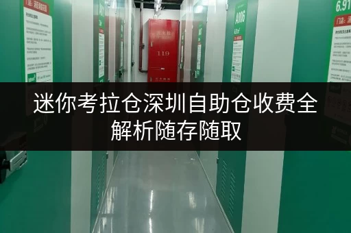 迷你考拉仓深圳自助仓收费全解析随存随取，便捷无忧