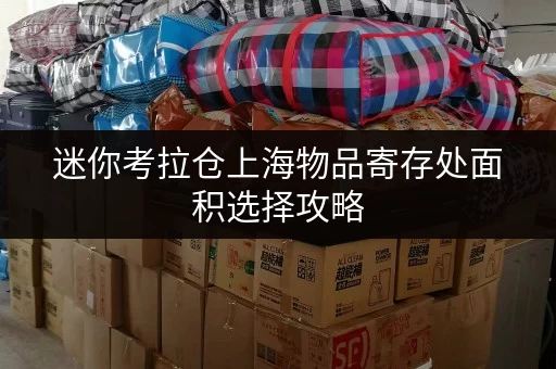 迷你考拉仓上海物品寄存处面积选择攻略，让你的存储空间更贴心