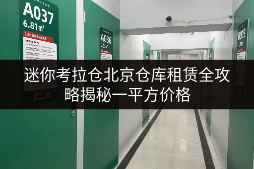 迷你考拉仓北京仓库租赁全攻略揭秘一平方价格，省心存储方案大揭秘！