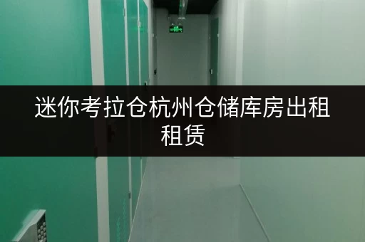 迷你考拉仓杭州仓储库房出租租赁,打造货物存放省心新方案 迷你考拉仓杭州仓储库房出租租赁,打造货物存放省心新方案