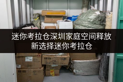 迷你考拉仓深圳家庭空间释放新选择迷你考拉仓,品质生活从此升级 迷你考拉仓深圳家庭空间释放新选择迷你考拉仓,品质生活从此升级