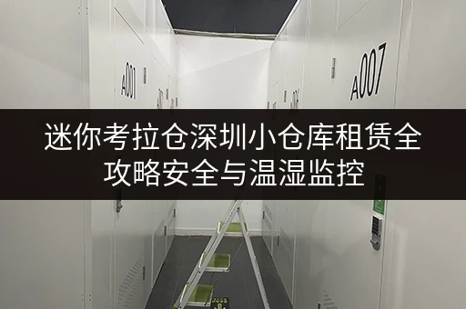 迷你考拉仓深圳小仓库租赁全攻略安全与温湿监控,让你的物品无忧存放 迷你考拉仓深圳小仓库租赁全攻略安全与温湿监控,让你的物品无忧存放
