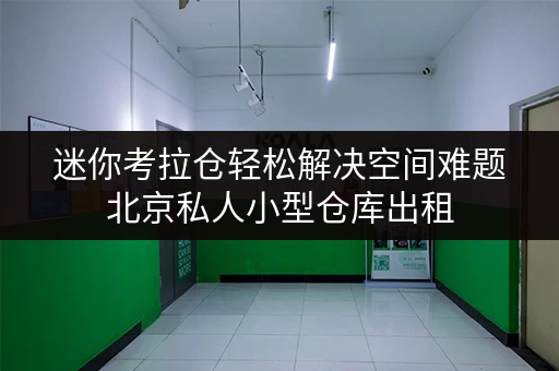 迷你考拉仓轻松解决空间难题北京私人小型仓库出租,迷你考拉仓面积选择全攻略 迷你考拉仓轻松解决空间难题北京私人小型仓库出租,迷你考拉仓面积选择全攻略