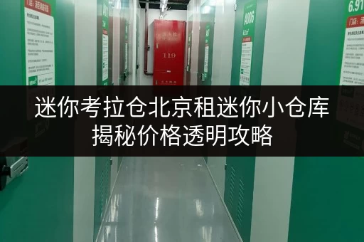 迷你考拉仓北京租迷你小仓库揭秘价格透明攻略，轻松省钱不花冤枉钱！