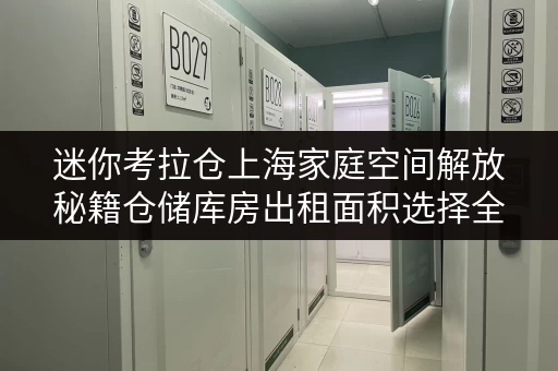 迷你考拉仓上海家庭空间解放秘籍仓储库房出租面积选择全攻略
