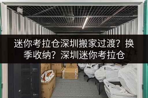 迷你考拉仓深圳搬家过渡？换季收纳？深圳迷你考拉仓，全天候寄存好帮手！