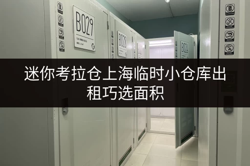 迷你考拉仓上海临时小仓库出租巧选面积,让存储更得心应手 迷你考拉仓上海临时小仓库出租巧选面积,让存储更得心应手