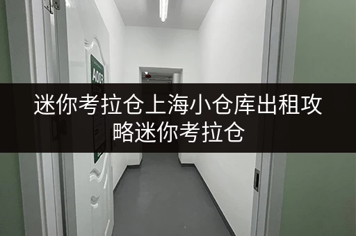 迷你考拉仓上海小仓库出租攻略迷你考拉仓,你的城市空间拓展专家 迷你考拉仓上海小仓库出租攻略迷你考拉仓,你的城市空间拓展专家
