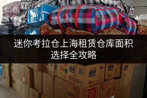 迷你考拉仓上海租赁仓库面积选择全攻略,告别空间焦虑,打造完美储物空间 迷你考拉仓上海租赁仓库面积选择全攻略,告别空间焦虑,打造完美储物空间