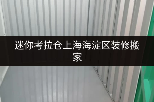 迷你考拉仓上海海淀区装修搬家，迷你考拉仓为您打造便捷临时存储方案