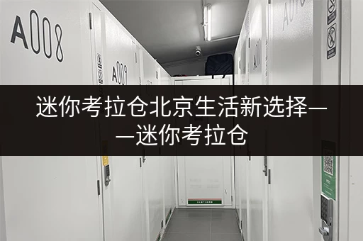 迷你考拉仓北京生活新选择——迷你考拉仓,让寄存物品更便捷 迷你考拉仓北京生活新选择——迷你考拉仓,让寄存物品更便捷