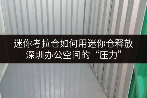 迷你考拉仓如何用迷你仓释放深圳办公空间的“压力” 迷你考拉仓如何用迷你仓释放深圳办公空间的“压力”
