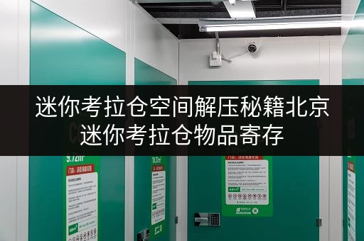 迷你考拉仓空间解压秘籍北京迷你考拉仓物品寄存,价格透明,家庭品质生活新起点 迷你考拉仓空间解压秘籍北京迷你考拉仓物品寄存,价格透明,家庭品质生活新起点