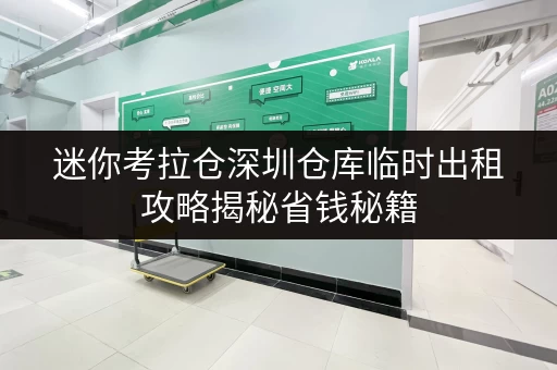 迷你考拉仓深圳仓库临时出租攻略揭秘省钱秘籍，轻松解锁临时存储新选择！