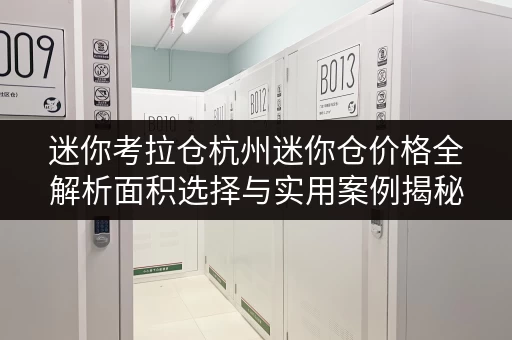 迷你考拉仓杭州迷你仓价格全解析面积选择与实用案例揭秘 迷你考拉仓杭州迷你仓价格全解析面积选择与实用案例揭秘