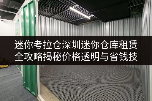 迷你考拉仓深圳迷你仓库租赁全攻略揭秘价格透明与省钱技巧